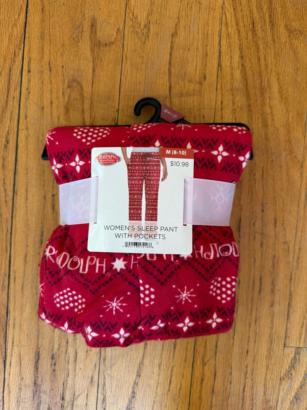 Red Women’s Christmas Rudolph Pajama Bottoms - Cozy Sleep Pants